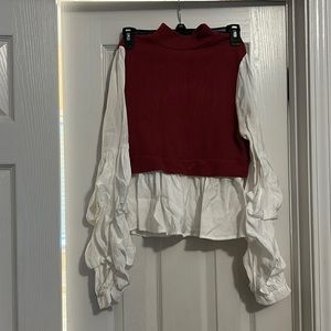 Anthropologie Size Medium (fits like small) ruffled layered top